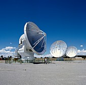 ALMA radio astronomy telescopes