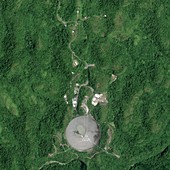 Arecibo Observatory,satellite image