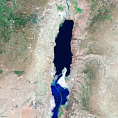 Dead Sea,satellite image,1999
