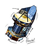 Herschel Space Observatory,artwork