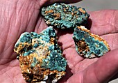 Copper ore samples