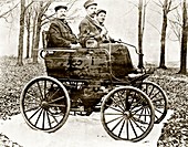 Early car,1897 Oldsmobile