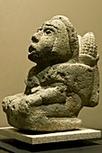 Mayan maize god statue