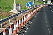 Motorway traffic cones
