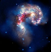 Antennae galaxies,composite image
