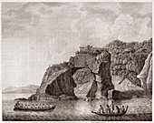 Maori fortified town,18th century
