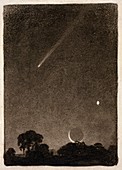 Halley's Comet,historical artwork