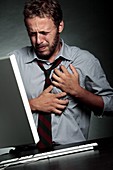 Stress-related heart attack