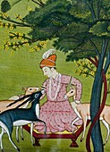 Indian miniature,animal kindness ahimsa