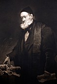 1889 Sir Richard Owen portrait in old age