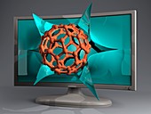 Nanotechnology research,conceptual image