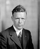 Charles Lindbergh,US aviation pioneer