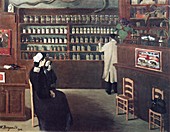 The Pharmacy,1912 artwork