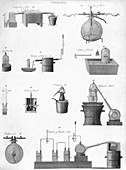 Chemistry equipment,19th century