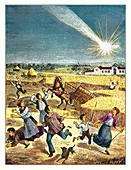 1872 meteor explosion,artwork