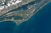 John F. Kennedy Space Center,from space