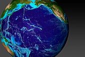 Pacific Ocean bathymetry