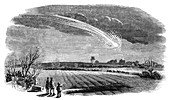 Meteor observation,London,1850