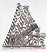 Herschel's 40-foot telescope,1789
