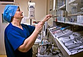 Anaesthetics room equipment check