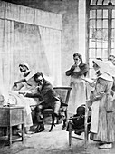 Tuberculosis diagnosis,19th century