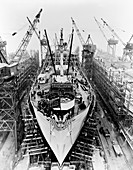 Construction of a Liberty ship