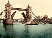 Tower bridge,19th Century image