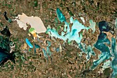 Sivash,Ukraine,satellite image