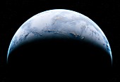 Earth-like alien planet