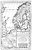 Northwest Europe,18th Century map