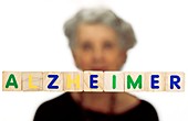 Alzheimer's disease,conceptual image