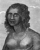Tongan woman,artwork