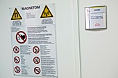 MRI warning sign
