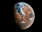 Terraformed Mars,artwork