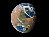 Terraformed Mars,artwork