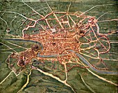 16th Century Plan of Rome