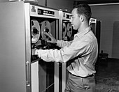 IBM 7090 computer,1960s