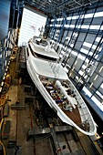Luxury yacht shipyard