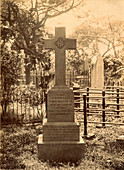 Thomas Baines' tombstone