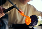 Glass blowing,France