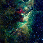 Nebula complex,infrared image