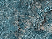 Chloride deposits,Mars,satellite image