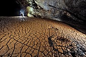 Cave mud floor,Borneo
