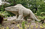 Crystal Palace dinosaur model