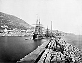 Gibraltar Habour,19th century