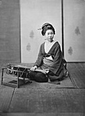 Japanese musician,19th century