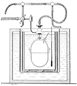 Bomb calorimeter,19th century