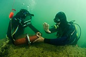 Professional SCUBA divers