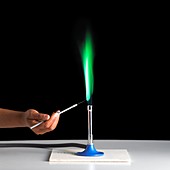 Copper flame test