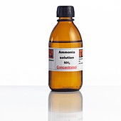 Ammonia solution,laboratory bottle